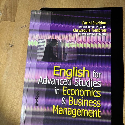 Business English book like new for economics students