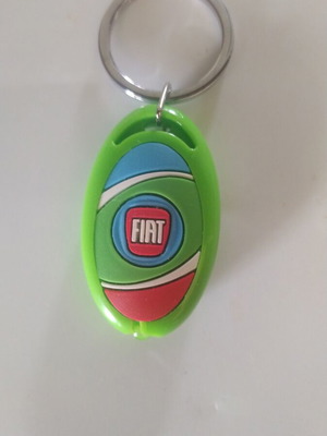 Fiat keychain new with lighted design