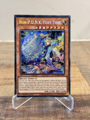 Yu-Gi-Oh! Noh-P.U.N.K. Foxy Tune BLMR-EN063 Secret Rare 1st Edition near mint