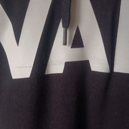 Vans hoodie used, size M, black