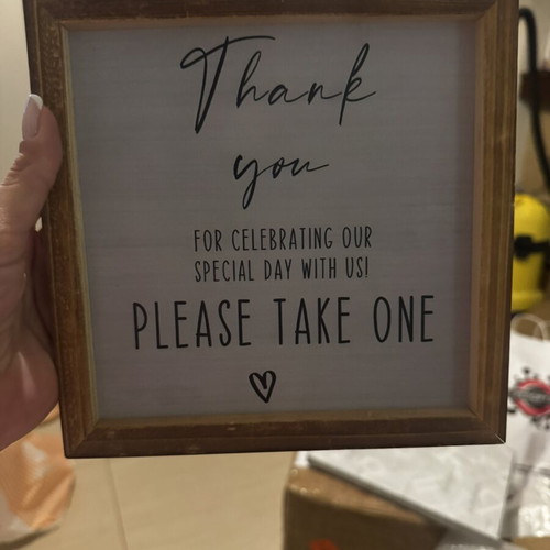 Wedding signs set of 2, like new
