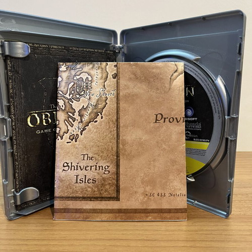 The Elder Scrolls IV Oblivion PS3 Game of the Year Edition used with map