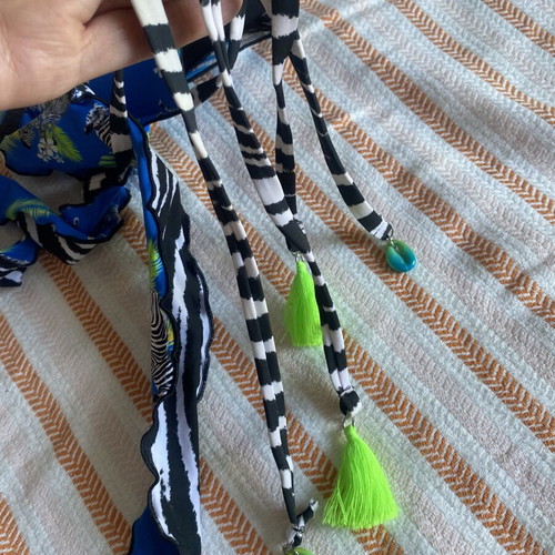 Calzedonia beach swimsuit Medium 75C like new, grey and blue