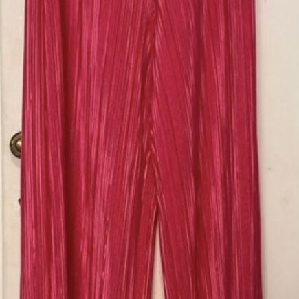 Kimono-pant set pink new, breathable rib fabric