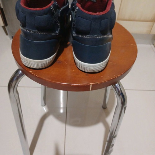 Geox children's leather ankle boots size 37 like new, blue
