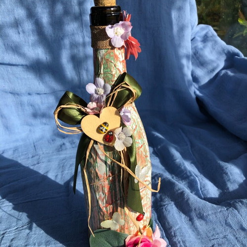 Handmade Easter bottle new, home decoration