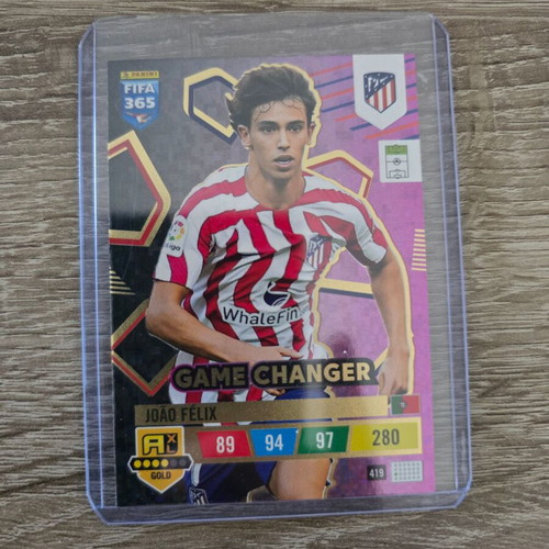 Panini FIFA 365 2022-2023 card 419 Joao Felix Atletico de Madrid Gold like new