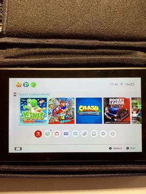 Nintendo Switch V2 console with accessories