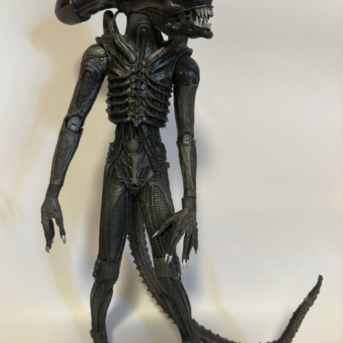 Alien figure refurbished, 80cm length with tail, 50cm height