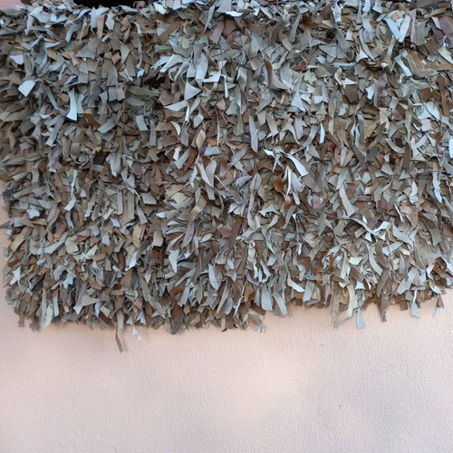 Genuine leather rugs used, imported from Pakistan and India