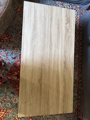 Jysk coffee table like new with wood and metal