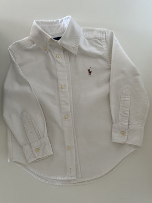 Πουκάμισο Ralph Lauren μεταχειρισμένο για 2 χρονών αγόρι, λευκό
