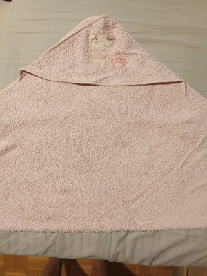 Baby bathrobe-towel large used
