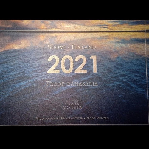 Proof set Finland 2021 new, total 10 pieces, rare