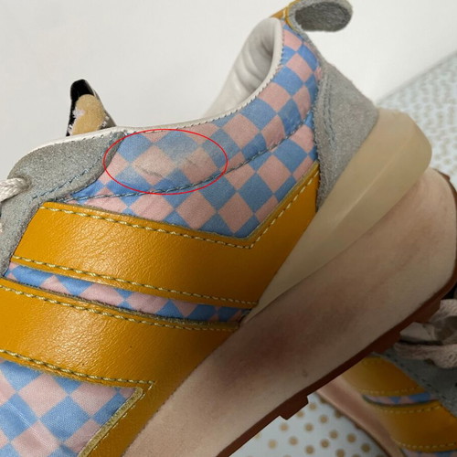 Lanvin sneakers used, size 37, colorful