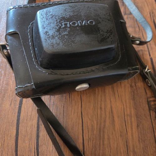 Lomo Smena Symbol camera with leather case used