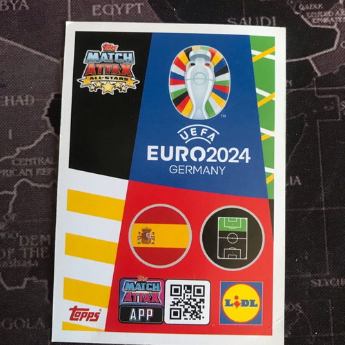 Topps Match Attax Alvaro Morata UEFA Euro 2024 card like new