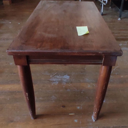 Vintage wooden coffee table mid-century