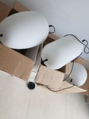 Nova Luce modern ceiling lights, set of 3