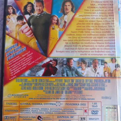 Zoom DVD used, comedy with subtitles