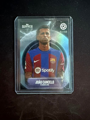 Joao Cancelo 2023 Topps Summer Signings UEFA Champions League κάρτα καινούργια