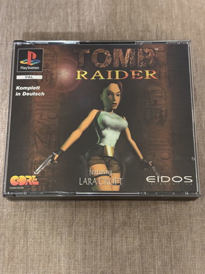 Tomb Raider Lara Croft Big Box PlayStation 1 PS1 μεταχειρισμένο, πλήρες