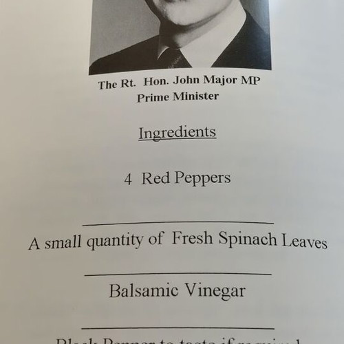 Food for Thought: Opus Vegetarian Recipe Book like new, English