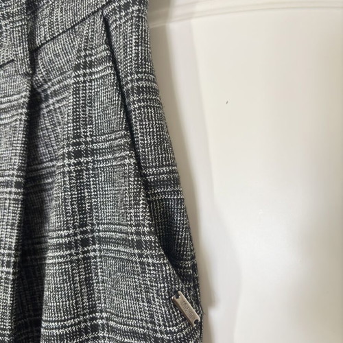 Toi&Moi checked gray wide leg pants new
