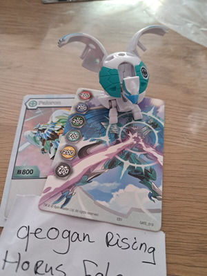 Bakugan Geogan Rising Harpus Falcron figure