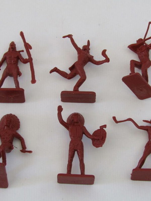 Solpa toy soldiers 6 Indians like new