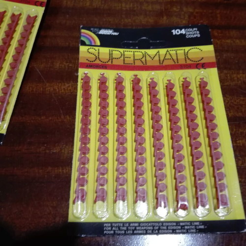 Capsules for toy pistols new, pack of 11 sealed