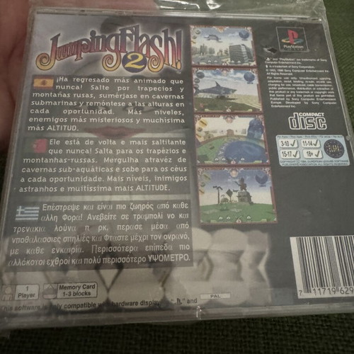 Jumping Flash 2 PlayStation game, like new