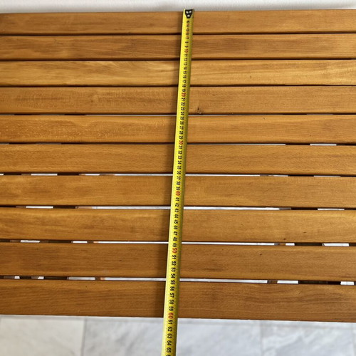 Folding Wooden Garden Table like new, 80x60x74 cm