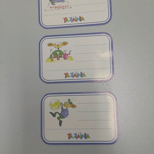Collectible Ta Sainia Stickers 8 Pieces 1994