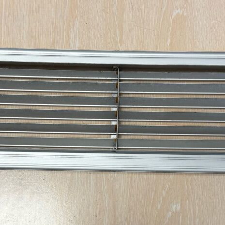 Aluminum ventilation grille 75x17cm used