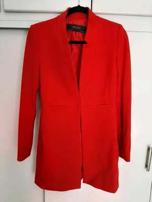 Zara Red Blazer Like New, Size Small