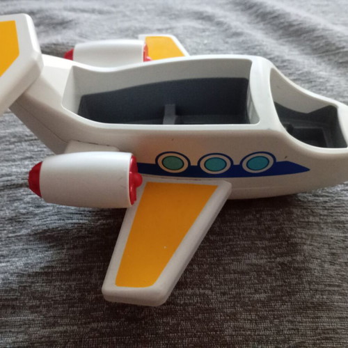 Playmobil 123 children's airplane with pilot (2012)