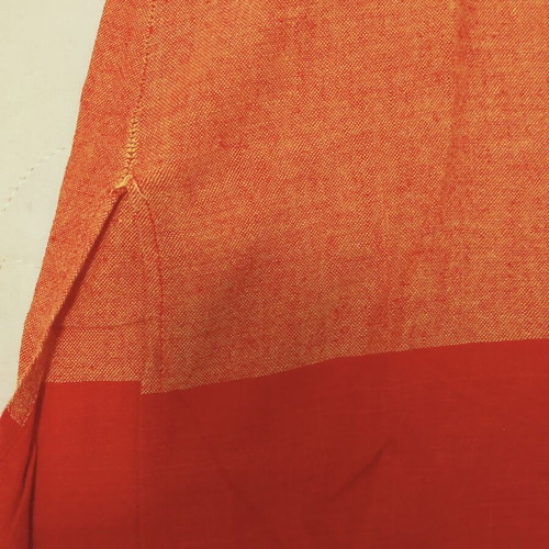 Ethnic blouse medium size with embroidery like new, red and orange