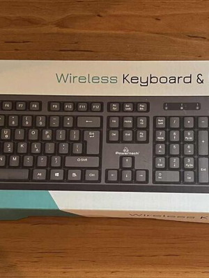 Powertech Wireless Keyboard and Mouse Set Greek Layout new