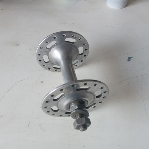Maillard front wheel hub used, 36 holes, vintage racing