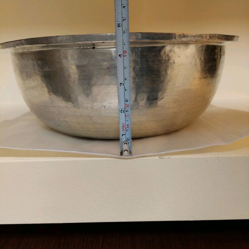 Copper pot used, collectible with engraved year 1956