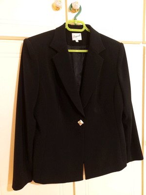 Black formal jacket size L like new