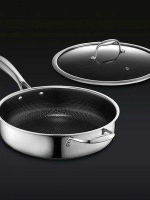 3 Litre Hybrid Deep Sauté Pan with Lid new