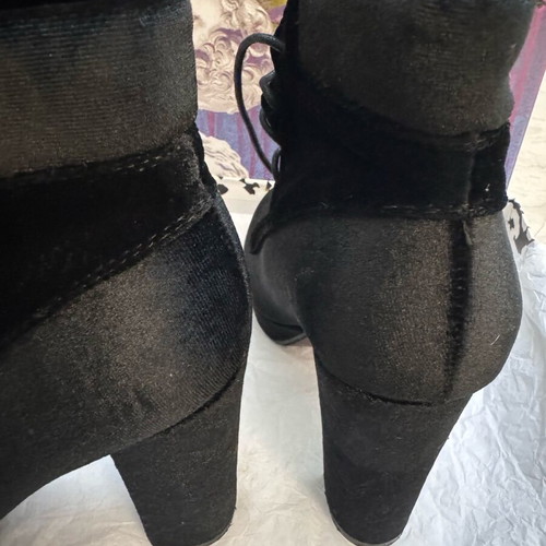 Vera Blum suede ankle boots No 37 used, black