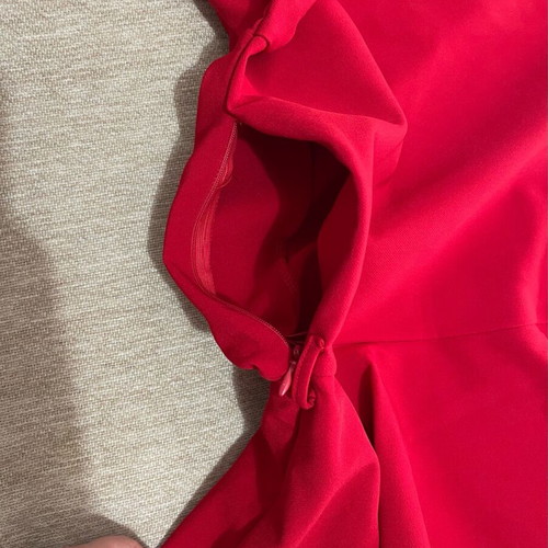 Dress like new, size M/38, black and red