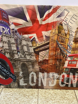 Διακοσμητικό κάδρο London μεταχειρισμένο 70x50