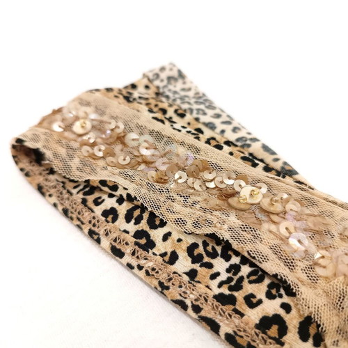 Liu Jo Summer Mini Dress S Leopard Print with Deep V Neck