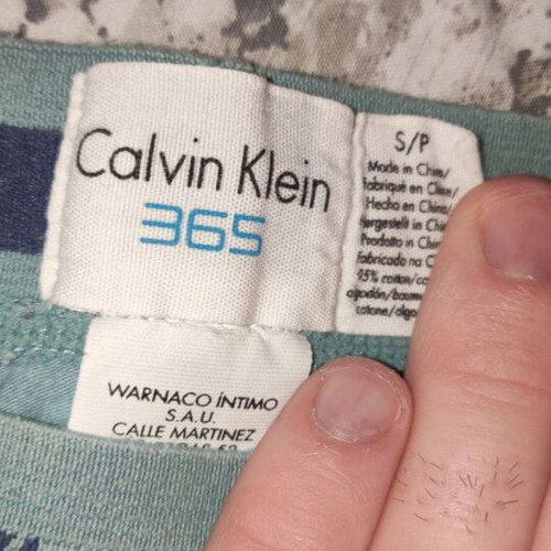 Calvin Klein boxer new, size small, blue turquoise