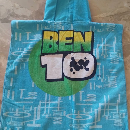 Ben10 Kids Hooded Beach Towel like new