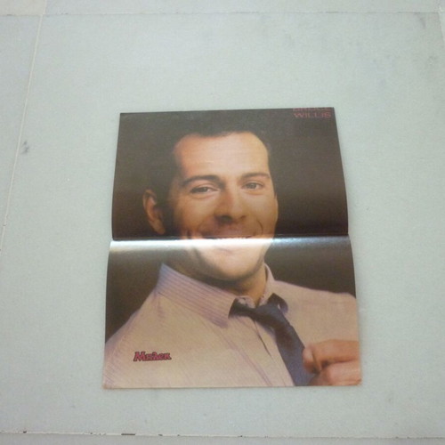 Bruce Willis / Zzoids Astrofighters & Astropirates double collectible poster used